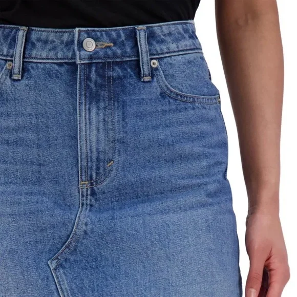 Lucky Brand Women's Midi Denim Skirt nwt - Picture 4 of 9
